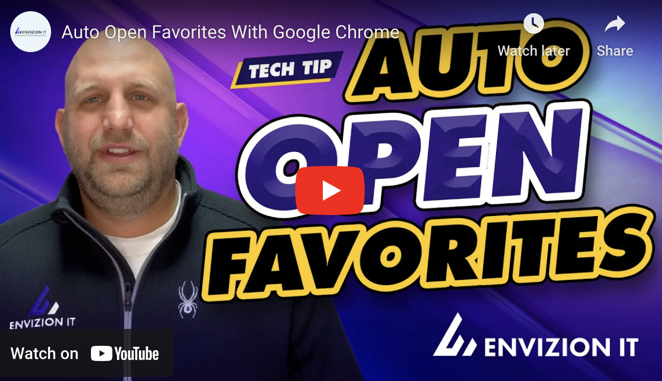 Configure Google Chrome to Automatically Open Your Favorite Sites